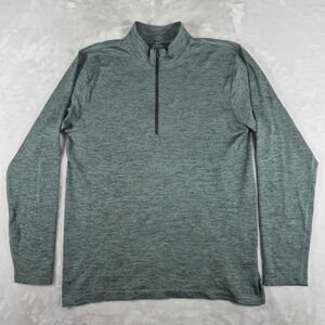 Lululemon Quarter Zip Jacket Men's XL Green Gym Running Pullover Athletic